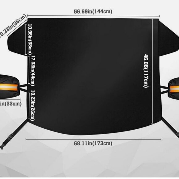 Windshield Cover and Side Mirror Covers NWT - Picture 1 of 3